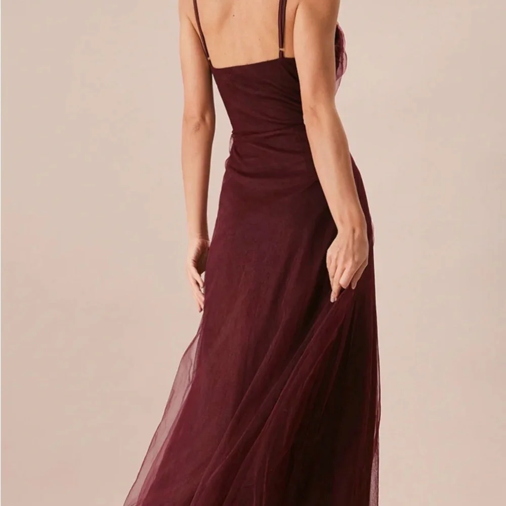 RIHOAS Strapless Burgundy Dress - Picture 3 of 4